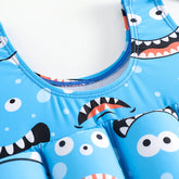 Boys Blue Monster Floating Swimsuit